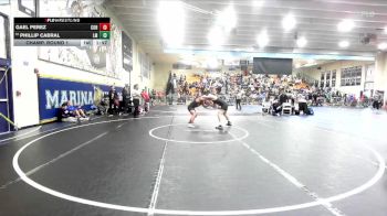 165 lbs Champ. Round 1 - Gael Perez, Corona vs Phillip Cabral, La Mirada