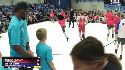 67 lbs Round 2 (6 Team) - Jackson Hermann, Kansas Red Boys vs Easton Schut, Minnesota Storm Red Boys