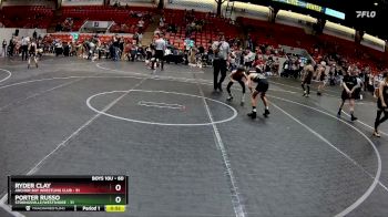 60 lbs Semifinal - Ryder Clay, Anchor Bay Wrestling Club vs Porter Russo, Strongsville/Westshore