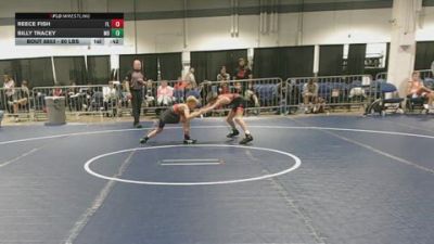 80 lbs 7th Place - Reece Fish, FL vs Billy Tracey, MD