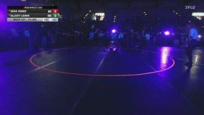 74 lbs Semis - Zeke Jones, Brothers Of Steel vs Elliott Lewis, Stallions Wrestling Club