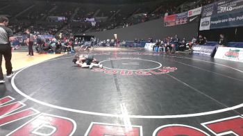 5A Boys 106 lbs Champ. Round 1 - Wesley Fitzgerald, Eagle Point Boys vs Finley Garver, West Albany Boys
