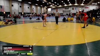 133 lbs Cons. Round 1 - Austin Kelly, Western Wyoming College vs Cam Kiser, Cowley