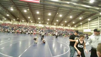 71-76 lbs Cons. Semi - Aspen Day, Excalibur Wrestling Club vs JaeCee Sullivan, Grantsville Wrestling Club