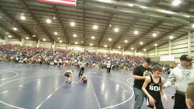 71-76 lbs Cons. Semi - Aspen Day, Excalibur Wrestling Club vs JaeCee Sullivan, Grantsville Wrestling Club