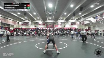 157 lbs 1st Place Match - Hunter Luna, St Francis vs Stephen Seymour, Hollister High School