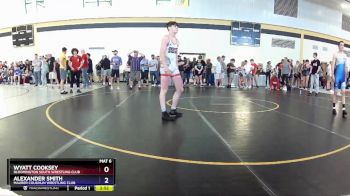 150 lbs Cons. Round 5 - Wyatt Cooksey, Bloomington South Wrestling Club vs Alexander Smith, Maurer Coughlin Wrestling Club