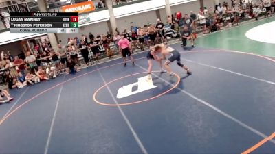 120-133 lbs Cons. Round 2 - Kingston Peterson, Kewanee vs Logan Makiney, Washington