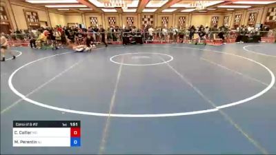92 lbs Consi Of 8 #2 - Chase Collier, Md vs Massimo Perentin, Nj
