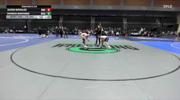 106 lbs Consi Of 8 #1 - Jaxon Moralez, Rio Rancho vs Patrick Martinez, Mullen