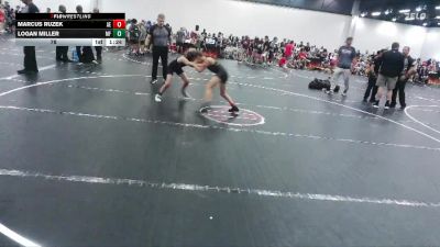 78 lbs Round 3 (4 Team) - Logan Miller, MF Purge Elite vs Marcus Ruzek, Alpha Elite