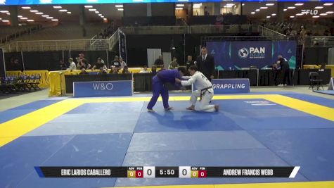 Andrew Francis Webb vs Eric Larios Caballero 2025 Pan Jiu Jitsu IBJJF Championship