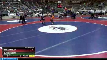 4A 106 lbs Quarterfinal - Logan Miller, Gravette vs David Guerra, Gentry High