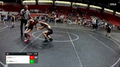 68 lbs Round 6 (8 Team) - Jackson Bish, DWA vs Kaden Gibbs, Rogue WC