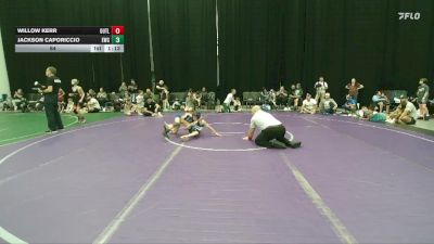 64 lbs Round 3 (4 Team) - Jackson Caporiccio, Empire WC vs Willow Kerr, Outlaws K-6