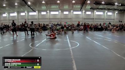 80 lbs Finals (2 Team) - Savino DeJuliis, All American vs David Sargsyan, Brawler Elite