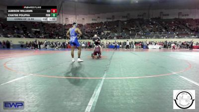 200 lbs Consi Of 16 #2 - Jamison Williams, Vinita vs Ash Foster, Blanchard High School