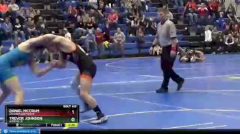 132 lbs Cons. Round 3 - Trevor Johnson, AYERSVILLE vs Daniel McCrum, SYLVANIA SOUTHVIEW