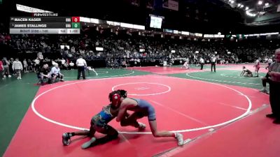 140 lbs Quarterfinal - James Stallings, Unattached vs Macen Kager, Unattached