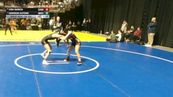 5A 120 lbs Champ. Round 1 - Addison Alford, Argyle vs Lisa Garcia, El Paso