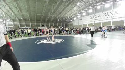 110 lbs Quarterfinal - Teyanna Wise, Carbon Middle School Girls vs Camree Wise, Shootbox Wrestling Club