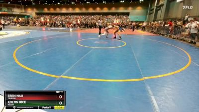 126 lbs Cons. Round 2 - Koltin Rice, Kelso vs Eben Nau, Tahoma