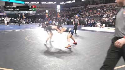 106 lbs Consolation - Luke Loren, St. John Bosco (SS) vs Cash McClurg, Granite Hills (SD)