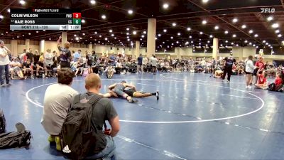 120 lbs Champ. Round 2 - Colin Wilson, Pace Wrestling Club vs Naje Ross, Cherokee County