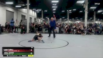 80 lbs Round 6 (10 Team) - Vera Konte, Rangers WC vs Liam Turaj, Finger Lakes Elite White