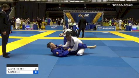 SHANNON AMIL HORN vs SASHA BABIC 2021 World Jiu-Jitsu IBJJF Championship