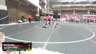 55 lbs Quarterfinal - Fletcher Currier, Slyfox vs Dayton Hoag, South Central Punishers