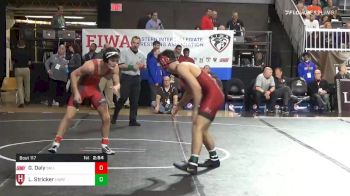 141 lbs Consolation - Gerard Daly, Sacred Heart vs Lukus Stricker, Harvard