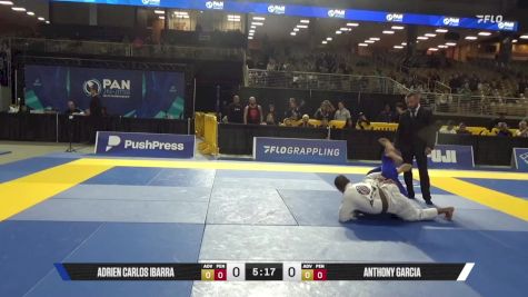 Anthony Garcia vs Adrien Carlos Ibarra 2025 Pan Jiu Jitsu IBJJF Championship