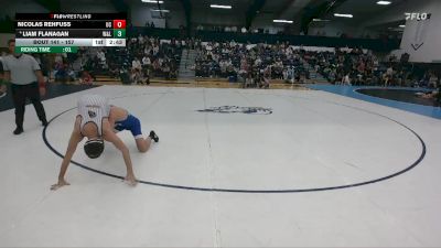 157 lbs Champ. Round 2 - Nicolas Rehfuss, Ursinus vs Liam Flanagan, Washington And Lee