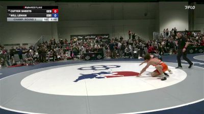 70 lbs Champ. Round 3 - Cutter Sheets, Cowboy RTC/ Titan Mercury Wrestling Club (TMWC) vs Will Lewan, Cliff Keen Wrestling Club