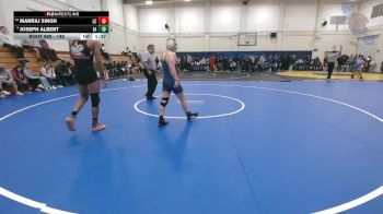 148 lbs Champ. Round 3 - Manraj Singh, Laguna Creek vs Joseph Albert, Everett Alvarez
