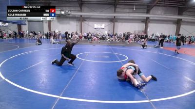 92 lbs Rr Rnd 4 - Colton Cortese, Triumph - MSB vs Kole Wasser, Mat Assassins - MSB