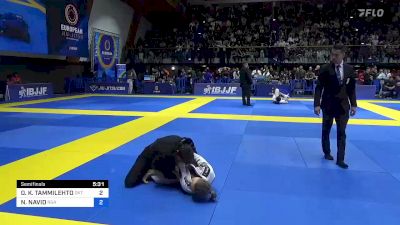 OUTI K. TAMMILEHTO vs NINA NAVID 2023 European Jiu-Jitsu IBJJF Championship