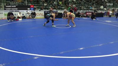 170 lbs Cons. Semis - Kasee Huss vs Avery Kaster, Viking Wrestling Club