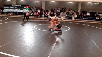 157 lbs Champ. Round 2 - Deringer Hollenbeck, Colorado School Of Mines vs Joseph Schaffer, Southeast Community College