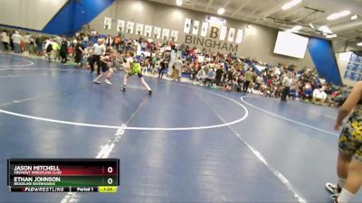 76 lbs Cons. Round 3 - Ethan Johnson, Ridgeline Riverhawks vs Jason Mitchell, Fremont Wrestling Club