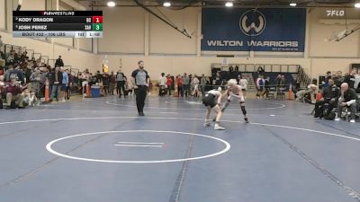 106 lbs Final - Kody Dragon, Bristol Central vs Josh Perez, Xavier