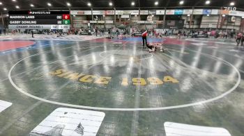 148 lbs Champ. Round 1 - Gabby Dowling, Greybull/Riverside vs Madison Lamb, Glasgow Wrestling Club