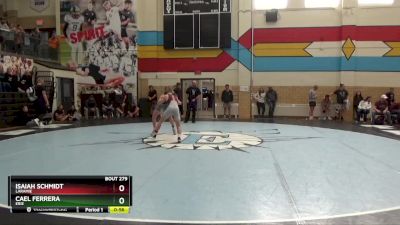 144 lbs Cons. Semi - Cael Ferrera, Erie vs Isaiah Schmidt, Laramie