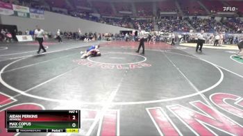 6A-157 lbs Quarterfinal - Aidan Perkins, Newberg vs Max Copus, Cleveland