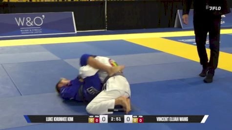 Vincent Elijah Wang vs Luke Khunhee Kim 2025 Pan Kids Jiu-Jitsu IBJJF Championship