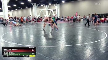 215 lbs Quarters & Wb (16 Team) - Lincoln Dikoff, SD Blue vs Cass Chiesa, Foxfire Wrestling Club