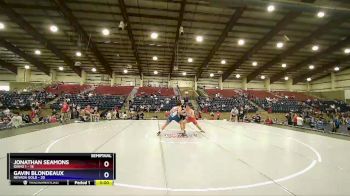 195 lbs Semis & Wb (16 Team) - Jonathan Seamons, Idaho 1 vs GAVIN BLONDEAUX, Nevada GOLD