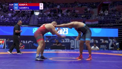 125 kg Qualif. - Paris Karepi, Albania vs Aiaal Lazarev, Kyrgyzstan