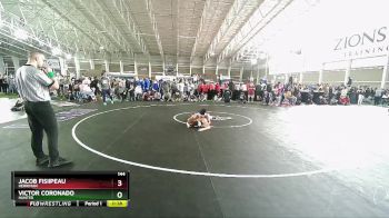 144 lbs Cons. Round 7 - Jacob Fisiipeau, Herriman vs Victor Coronado, Hunter